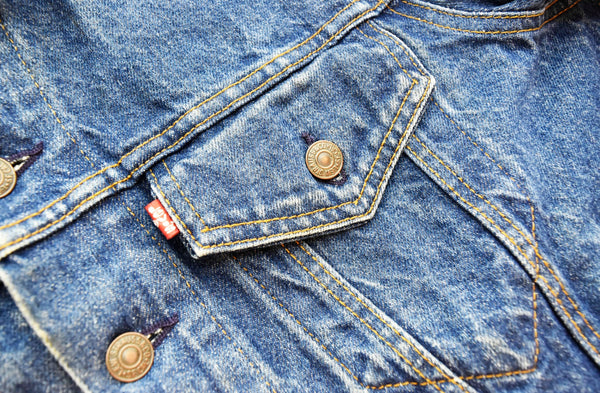 リーバイス Levi's 80's USA製 Denim Trucker Jacket デニムジャケット 青 70506-0216 44 ジャケット ブルー 103MT-1123