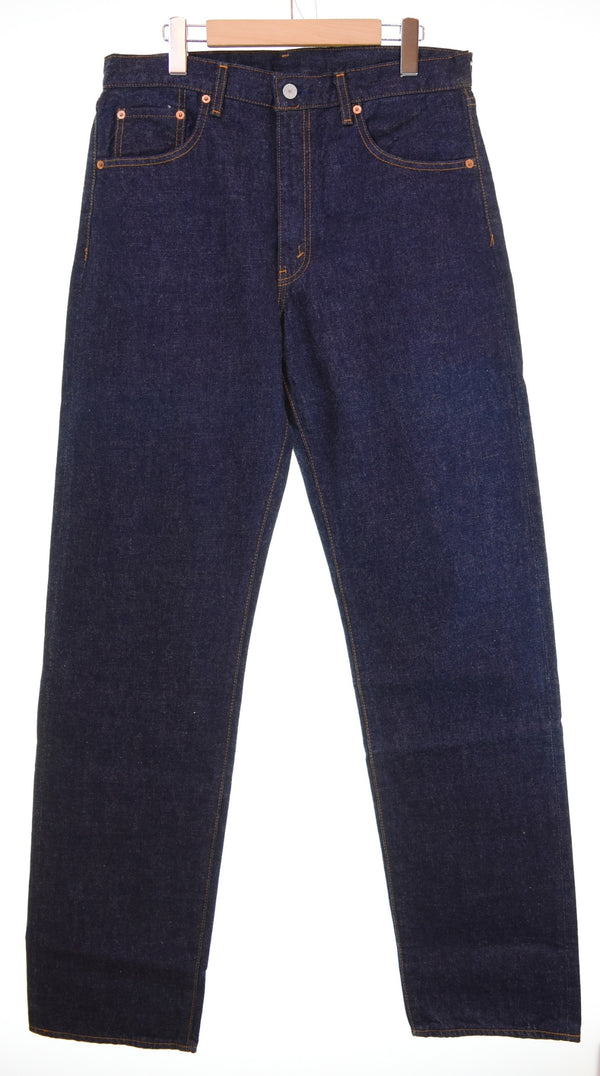 リーバイス Levi's 502 DEAD STOCK デッドストック 日本製 復刻 98年製 90年代 90's 90s 140th 140周年 BIG E 赤耳 TALON タロン ジップ 502-xx デニム ブルー W34L36 103MB-603