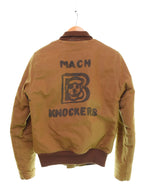 フリーホイーラーズ FREEWHEELERS NAVY FLYING JACKET  37J1 MACH KNOCKERS ネイビーフライングジャケット マッハノッカーズ 38 ジャケット ベージュ 103MT-3127