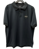 エフシーレアルブリストル F.C.Real Bristol 24SS EMBLEM POLO エンブレム トップス カットソー プルオーバー ロゴ GOLF ゴルフ BLACK 黒 FCRB-240059 半袖ポロシャツ ワンポイント ブラック Lサイズ 104MT-1895