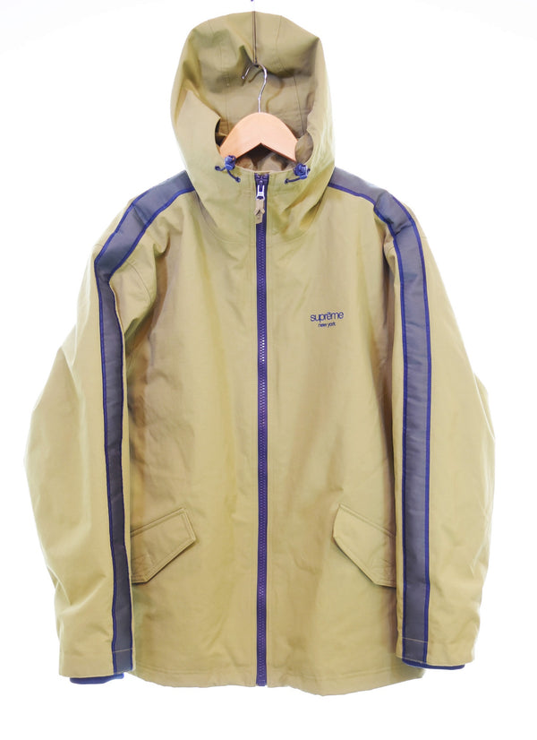 シュプリーム SUPREME 25SS GORE-TEX Stripe Hooded Jacket Olive フード付き ナイロンジャケット ジャケット グリーン Mサイズ 103MT-3247