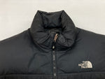 ザノースフェイス THE NORTH FACE MENS HOMMES DOWN VEST ダウンベスト 700フィル 刺繍 BLACK 黒 ベスト ロゴ ブラック Lサイズ 104MT-719