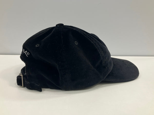 シュプリーム SUPREME 20aw Velvet S Logo 6-Panel Cap  ベルベット ベロア Sロゴ 6パネル キャップ 帽子 メンズ帽子 キャップ ブラック 101hat-114