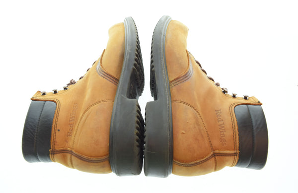 レッドウィング RED WING 90年代 USA製 ワークブーツ 茶 39806 メンズ靴 ブーツ ワーク ブラウン 9 1/2 27.5cm 103S-804