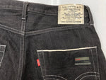 リーバイス Levi's Fenom fragment design フラグメント 505-0207M TALON ペンキステッチ 先染め ブラックデニム 黒 ロゴ デニム ブラック 104MB-273