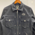 スカルフライト SKULL FLIGHT RIDERS STRETCH DENIM G JACKET ジャケット ブラック 40サイズ 201MT-4694
