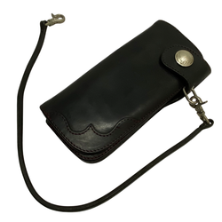 【曜日割引対象外】 レッドムーン REDMOON ロングウォレット ism刻印 ISM-CW-02AE 財布・ケース メンズ財布 ブラック 201goods-719 VB