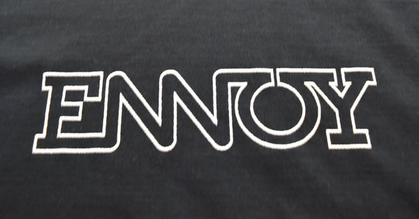 エンノイプロフェッショナル ENNOY Electric Logo 半袖 エレクトリック ロゴTシャツ  S24BRENCT01NTL Tシャツ ブラック LLサイズ 103MT-2624