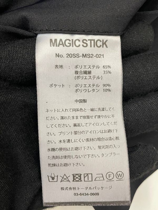 マジックスティック MAGIC STICK ×WILD THINGS ワイルドシングス Wild Cropped Trousers 20SS-MS2-021 ボトムスその他 ブラック Lサイズ L 601MB-17