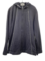 イッセイミヤケ ISSEY MIYAKE 90's im product men ステッチ ライン パーカー LJ14-JL068-26 ブラック Mサイズ 601MT-31