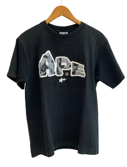 アベイシングエイプ A BATHING APE BAPE STAR 迷彩 90s 初期 Tシャツ ブラック Mサイズ