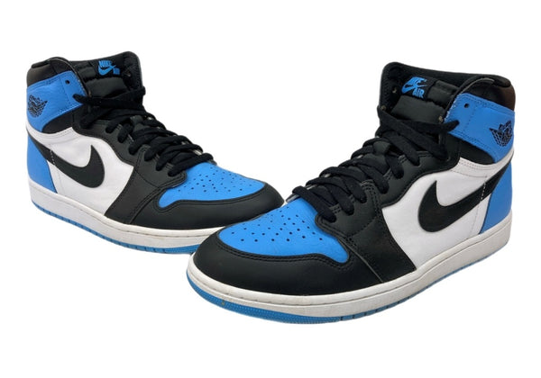 ナイキ NIKE 23年製 AIR JORDAN 1 HIGH OG UNIVERSITY BLUE エア ジョーダン ハイ ユニバーシティ ブルー AJ1 白 青 黒 DZ5485-400 メンズ靴 スニーカー ブルー 29.5cm 104S-944