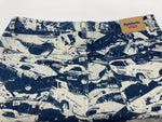 シュプリーム SUPREME × HYSTERIC GLAMOUR ヒステリックグラマー 24FW Cars Baggy Jean バギー ジーンズ 青 総柄 デニム ブルー サイズ 34 104MB-291