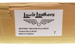 ルイスレザー Lewis Leathers WESTWAY MORTORCYCLE BOOTS(ウエストウェイモーターサイクルブーツ ENGLAND LLW10C メンズ靴 ブーツ エンジニア ブラック 7 103S-1001