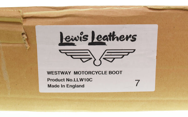 ルイスレザー Lewis Leathers WESTWAY MORTORCYCLE BOOTS(ウエストウェイモーターサイクルブーツ ENGLAND LLW10C メンズ靴 ブーツ エンジニア ブラック 7 103S-1001