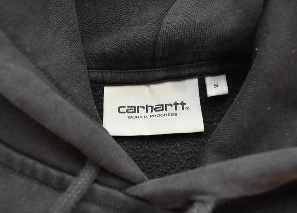 カーハート Carhartt LOGO SWEATSHIRT ロゴ スウェット パーカー パーカ ブラック Sサイズ 103MT-2959