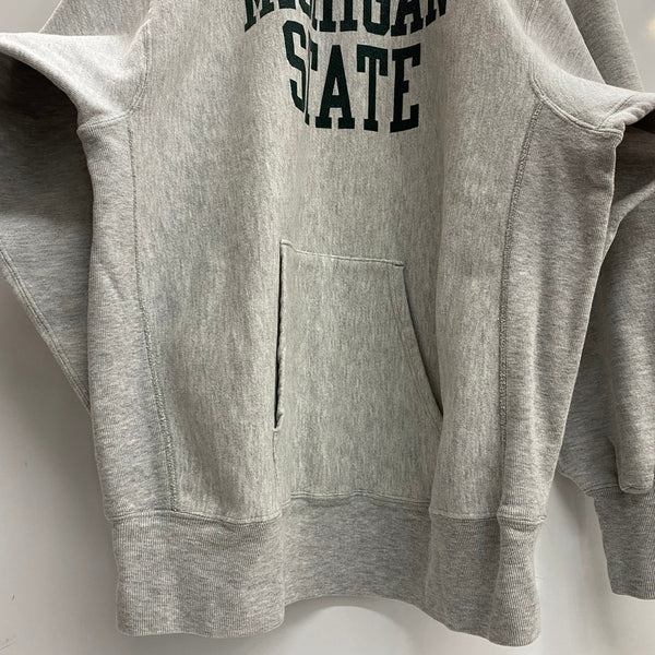 【曜日割引対象外】 チャンピオン Champion 90's USA製 reverse weave カレッジ パーカ グレー XXLサイズ 201MT-4652 VB