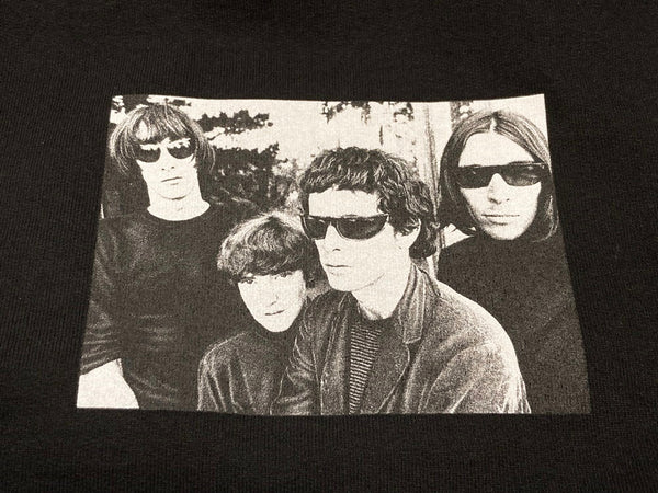 シュプリーム SUPREME The Velvet Underground Hooded Sweatshirt FW19 黒 プルオーバー パーカー スウェット プリント ブラック Lサイズ 101MT-2313