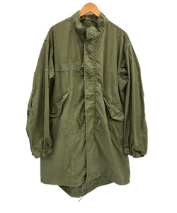 ミリタリー Military 70's 70年代 US ARMY 米軍実物 アメリカ軍 M-65 M65 フィッシュテール モッズコート シェル ブラスジップ VINTAGE ヴィンテージ X-SMALL-REGULAR コート カーキ SSサイズ 101MT-5418