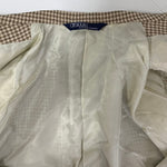 ラルフローレン Ralph Lauren 90's テーラードジャケット 千鳥格子 ジャケット ベージュ 201MT-4474
