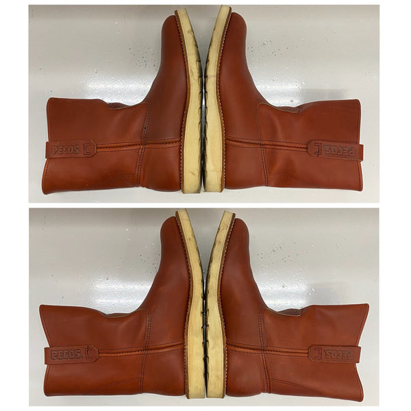 【曜日割引対象外】 レッドウィング RED WING ペコスブーツ オロラセット 8866 メンズ靴 ブーツ ペコスタイプ ブラウン 26cmサイズ 201-shoes1589 VB