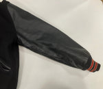 バトウィン BUTWIN 80's 80年代 黒タグ ウールメルトン スタジャン varsity jacket  袖レザー アメリカ製 MADE IN USA VINTAGE ヴィンテージ   ジャケット ブラック Sサイズ 101MT-5018