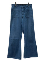 ミリタリー Military 80s 80年代 U.S.NAVY navdungaree セーラーパンツ 海軍 マリン SCOVILL Vintage ヴィンテージ 青 無地 ボトムスその他 ブルー 104MB-190