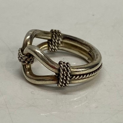 【曜日割引対象外】 【中古】インディアンジュエリー INDIAN JEWELRY Horse Whisper Ring Steve Arviso 12号 メンズジュエリー・アクセサリー 指輪・リング シルバー 201goods-669 VB