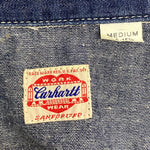 【曜日割引対象外】 カーハート Carhartt ハートタグ 復刻 デニム 610 長袖シャツ ブルー Mサイズ 201MT-4122 VB