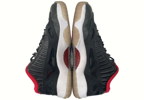 ナイキ NIKE 21年製 AIR JORDAN 11 LOW IE BRED エア ジョーダン ロー ブレッド AJ11 シューズ 白 赤 黒 919712-023 メンズ靴 スニーカー ブラック 26cm 104-shoes570