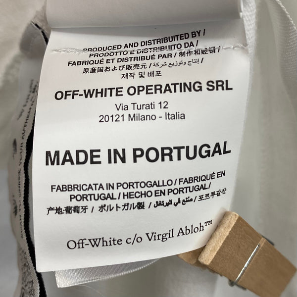 オフホワイト Off-White OMAA038S21JER001 Tシャツ ホワイト XSサイズ 201MT-3983