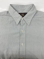 ダブルアールエル RRL 90s CHECK SHIRT チェック シャツ ボタン ピンチェック 長袖 Ralph Lauren 灰 長袖シャツ チェック グレー Lサイズ 104MT-2249