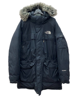 ザノースフェイス THE NORTH FACE MCMURDO PARKA マクマード パーカ HyVent ダブルジップ フード ファー アウトドア アウター ジャケット 黒 ジャケット ロゴ ブラック XLサイズ 104MT-1866