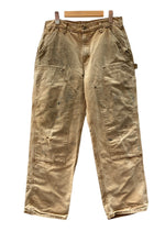 カーハート Carhartt Loose Original Fit ダブルニー ダック ペインターパンツ メキシコ製 フェード 茶 無地 ボトムスその他 ブラウン 32×30 104MB-358
