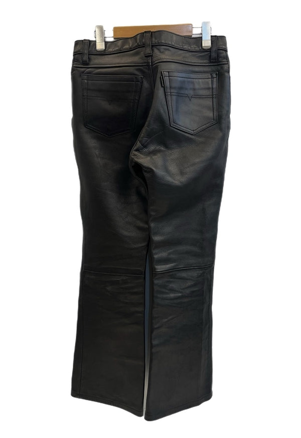 カドヤ KADOYA Leather pants 革パン レザーパンツ 黒  ボトムスその他 ブラック W30 101MB-657