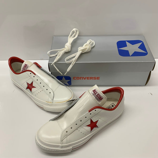 【曜日割引対象外】 コンバース CONVERSE 90's ONE STAR OX 日本製 銀箱 25.5cm デッドストック メンズ靴 スニーカー ホワイト US7サイズ 201-shoes1129 VB