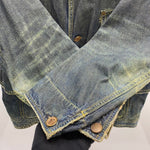 【曜日割引対象外】 キャピタル KAPITAL Kountry BORO Hunting Jacket Field Gun Club Jacket ハンティング カバーオール デニム ジャケット ブルー Mサイズ 201MT-4320 VB