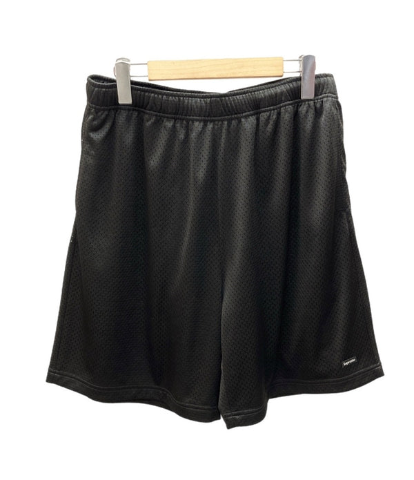 シュプリーム SUPREME 25SS Small Box Baggy Mesh Short スモール ボックス バギー メッシュ ショーツ 黒 ロゴ ハーフパンツ ブラック Sサイズ 104MB-300