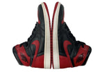 ナイキ NIKE 16年製 AIR JORDAN 1 RETRO HIGH OG BRED エア ジョーダン レトロ ハイ ブレッド AJ1 赤 黒 555088-001 メンズ靴 スニーカー ブラック 27cm 104S-713