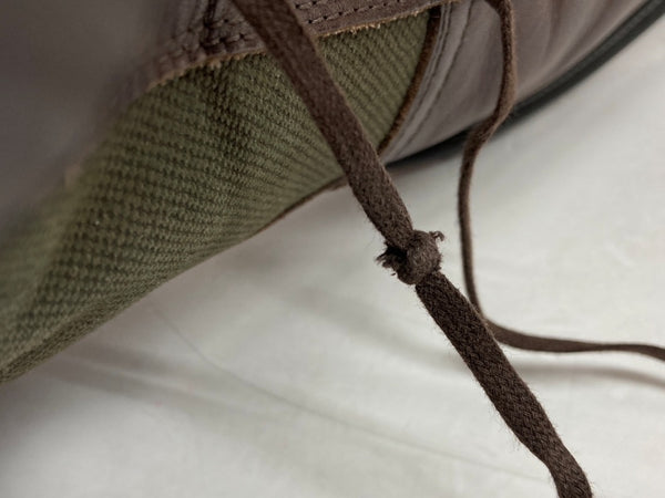 ミュウミュウ miu miu CALZATURE UOMO BOOTS レザー ブーツ バンダル レースアップ アーカイブ シューズ 茶 メンズ靴 ブーツ その他 ブラウン サイズ 7 1/2 104S-799