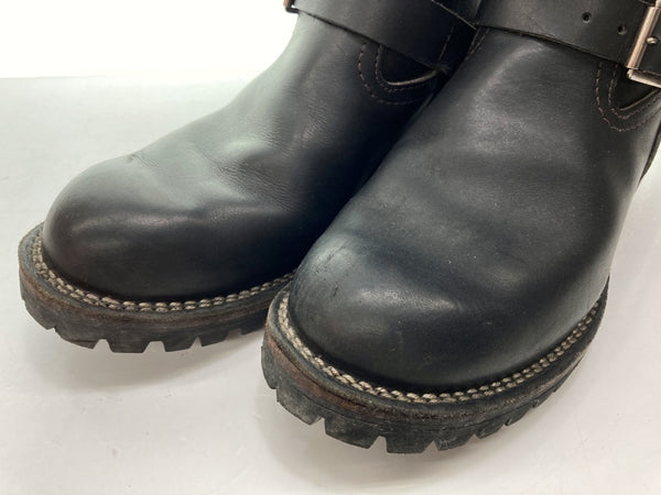 ウエスコ Wesco The Boss ENGINEER BOOTS エンジニア ブーツ Vibram ビブラム ソール 黒 7700100 085 D メンズ靴 ブーツ エンジニア ブラック 8 2/1D 104-shoes459