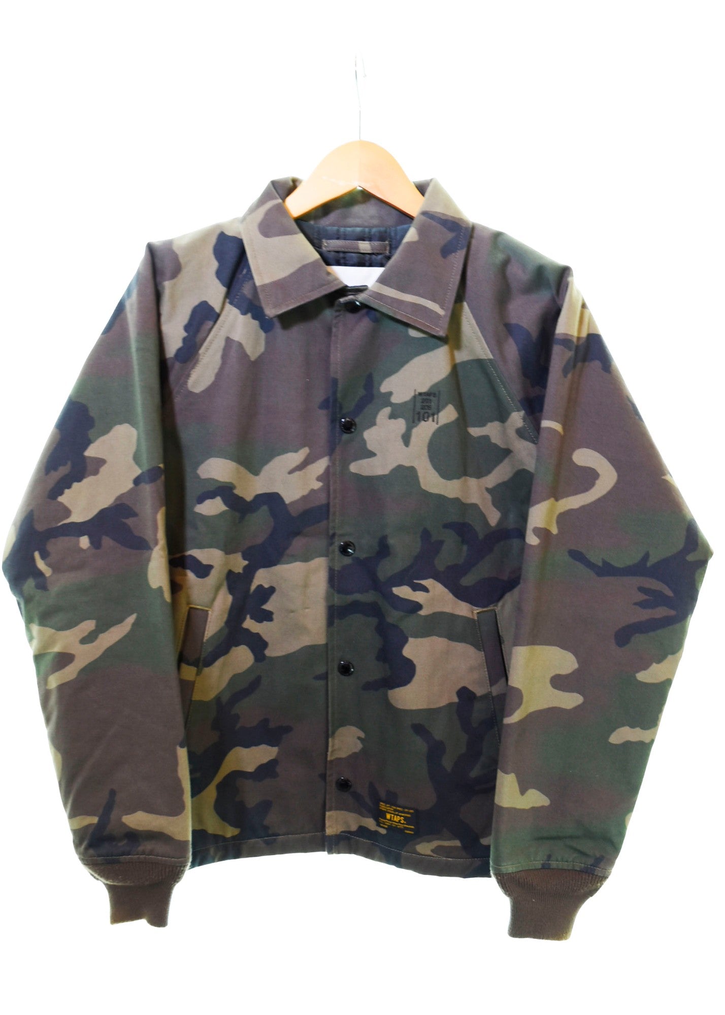 ダブルタップス WTAPS 16AW WINDBREAKER ウィンドブレーカー カモ柄 ジャケット 緑 162LTDT-JKM04 ジャケット  カーキ Sサイズ 103MT-809 | 古着通販のドンドンサガール