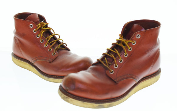 レッドウィング RED WING 8166 クラシック ラウンド ワークブーツ 茶 8166 メンズ靴 ブーツ ワーク ブラウン 7 1/2 25.5cm 103S-1121