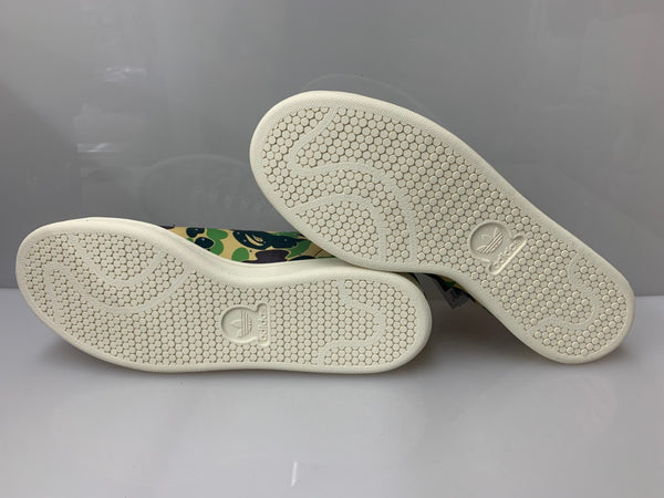 アディダス adidas A BATHING APE Originals Stan Smith IG8949 メンズ靴 スニーカー グリーン 26.5cmサイズ 201-shoes1484
