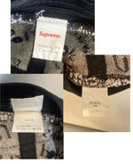 シュプリーム SUPREME 21SS Warp Jacquard Logos Denim Crusher ワープジャガードロゴ デニムクラッシャーハット バケットハット 帽子 メンズ帽子 ハット ブラック 101hat-108