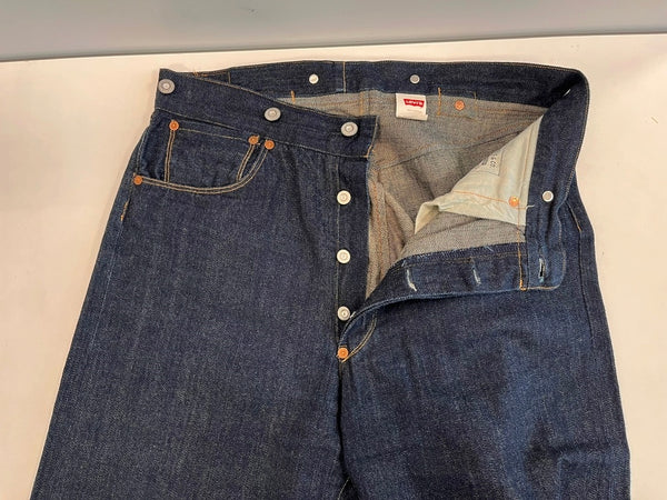 リーバイス Levi's 125周年モデル 501 1st 復刻  ボタン裏555 バレンシア シンチバック アメリカ製 125-0024 デニム ネイビー W33×L36 101MB-716