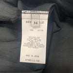 デパリエ DEPAREILLE フリルブラウス 半袖シャツ ブラック 201LT-415