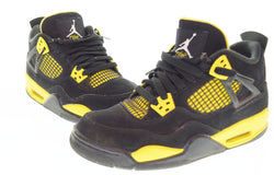 ナイキ NIKE GS Air Jordan 4 Retro ThunderGS エアジョーダン4 レトロ スニーカー 408452-017 レディース靴 スニーカー ブラック 23.5cm 103S-1189
