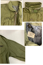 ミリタリー military 60's 60年代 68年会計 US ARMY 米軍 実物 M-65 フィールドジャケット 2rd.アルミジップ グレーライナー VINTAGE ヴィンテージ  SMALL-REGULA ジャケット カーキ Sサイズ 101MT-4905