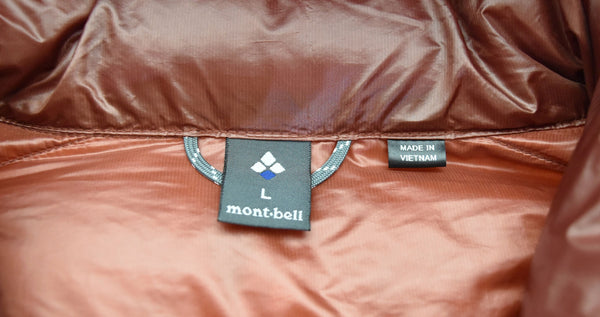 モンベル  mont-bell パーマフロストライトダウンパーカ ジャケット赤 1101639 ジャケット レッド Lサイズ 103MT-2303